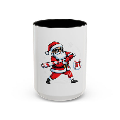 Santa Hockey Mug — Cool Santa Slapshot Coffee Cup (11/15oz) 6 7