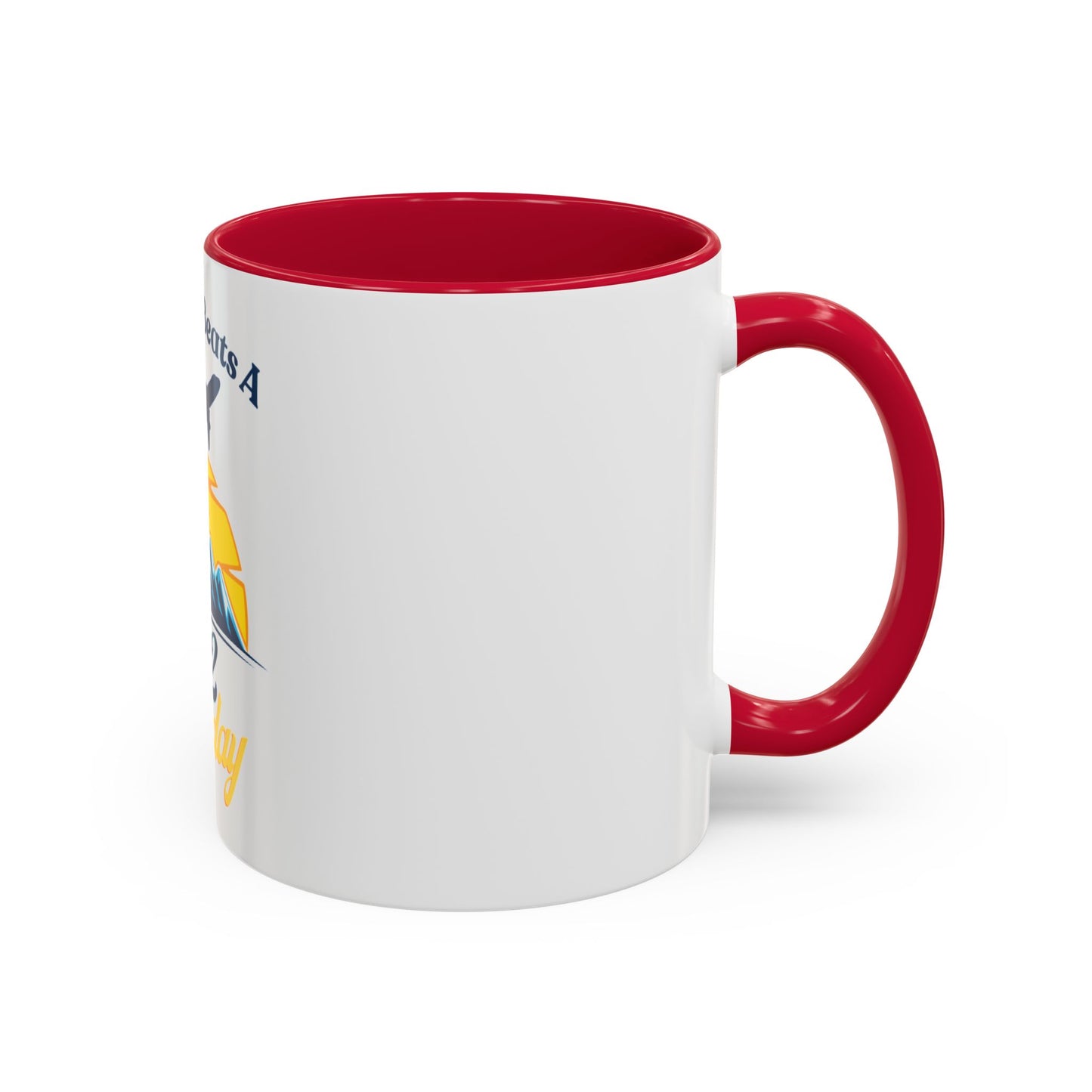 Travel Mug - "Nothing Beats a Jet2 Holiday" Sunset Plane Coffee Cup (11oz/15oz)