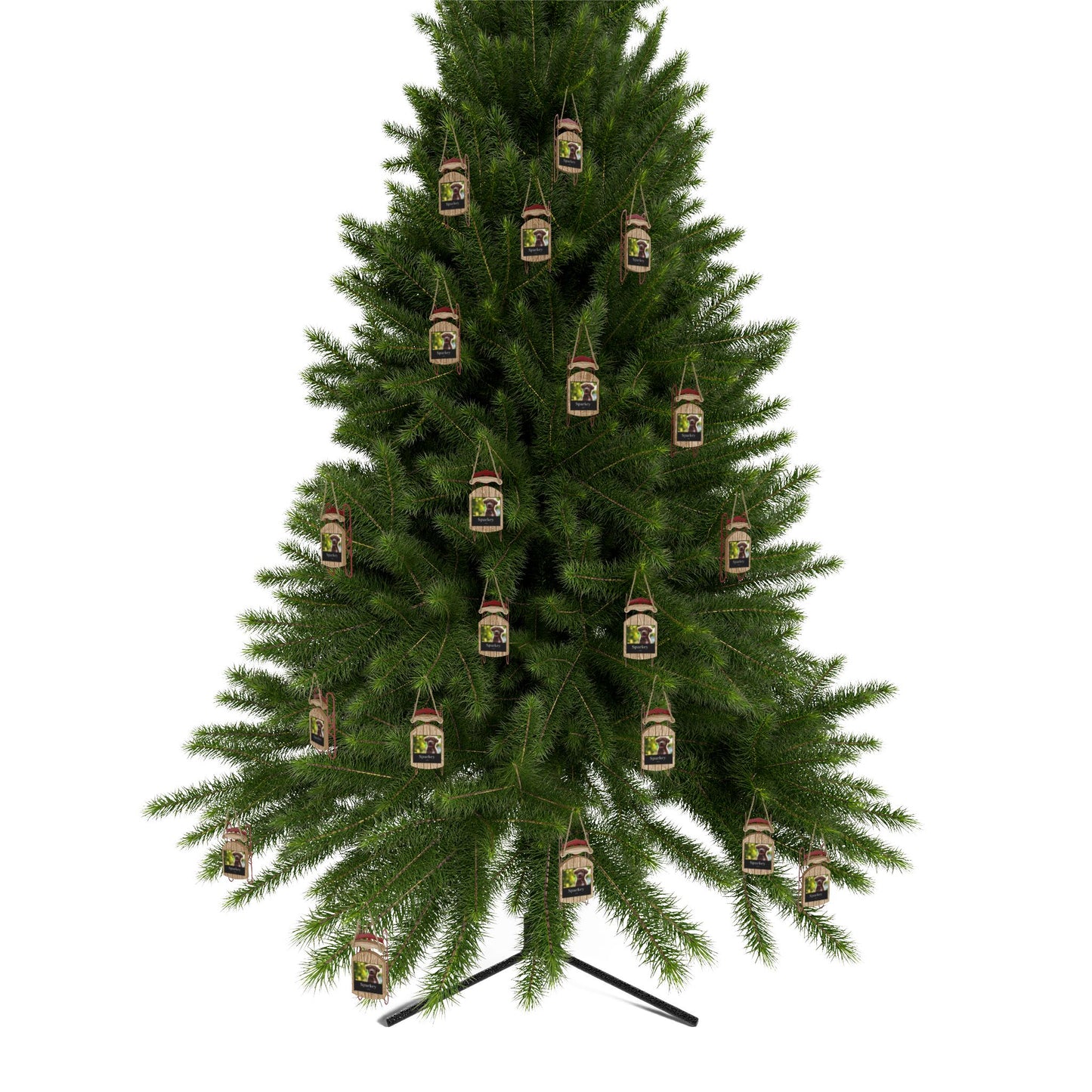 Sled Ornaments | Custom Pet Photo