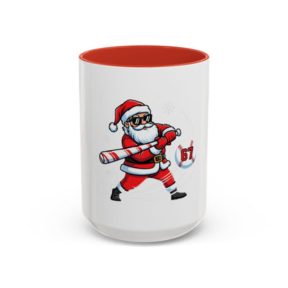 Santa Hockey Mug — Cool Santa Slapshot Coffee Cup (11/15oz) 6 7